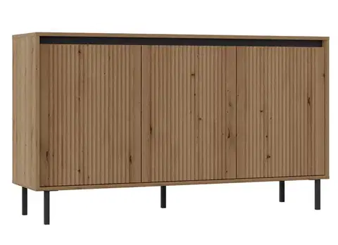 SELESTA 813 trojdverová komoda, dub Evoke