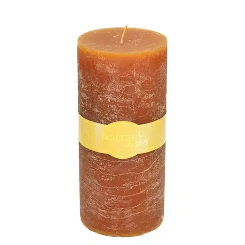 Dekoria Sviečka Lea 20cm orange, 9 x 20 cm