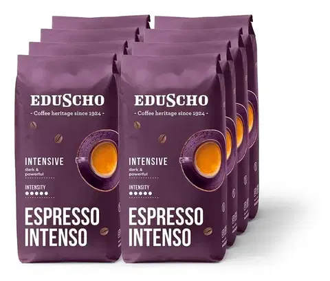 Eduscho Espresso Intenso - 8 x 1 kg zrnkovej kávy