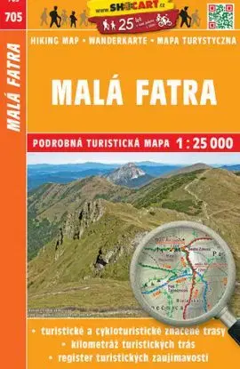 Malá Fatra - tmč.705 - 1:25 000 SC