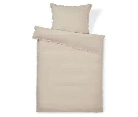 Perkálová posteľná bielizeň prémiovej kvality so strapcami, štandardná veľkosť