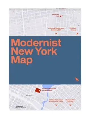 Modernist New York Map - Allison C. Meier