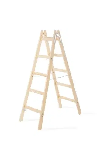 Kinekus Rebrík drevený, dvojitý, 5-priečkový