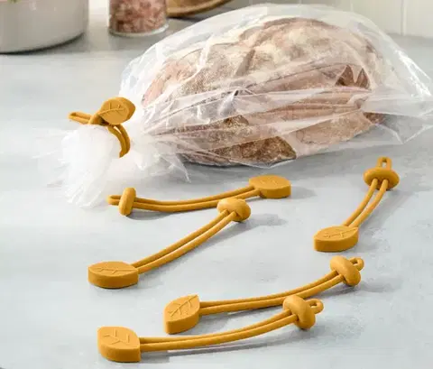 Silikónové pásiky na zaväzovanie, 6 ks