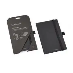 Patch Pocket, A5, Heritage Line Pure Semikolon, black