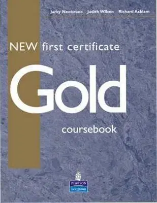 Gold new First Certificate