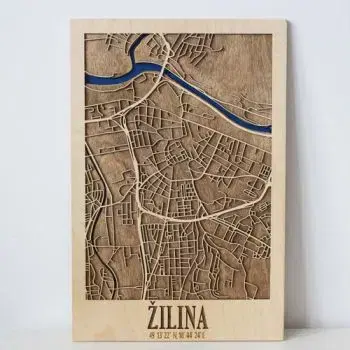 3D mapa mesta Žilina (45 x 30 cm) - Interess