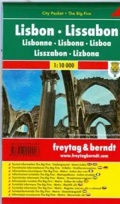 Lisabon 1:10 000 - Mapa mesta