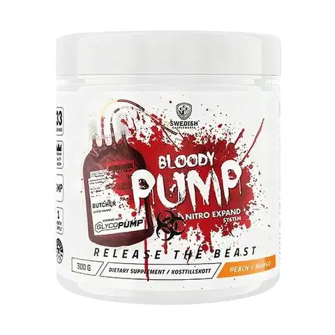 Bloody Pump (bez kofeínu) - Swedish Supplements 300 g Pineapple & Passionfruit