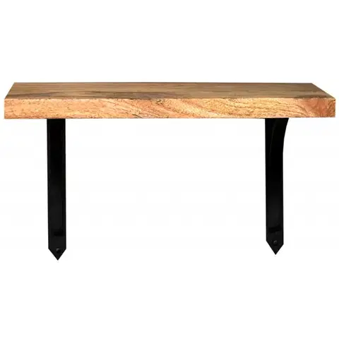 Polica na stenu Devi 50x22 indický masív mango