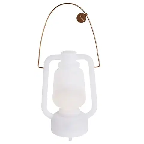 Stolná lampa biela IP44 vrátane Bluetooth reproduktora - Storm Music