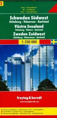 SCHWEDEN SUDWEST 1:250000