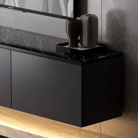 TV stolík Neon Illuminated - Anthracite