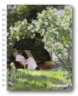 Diár 2025 Impressionism špirálový Neumann
