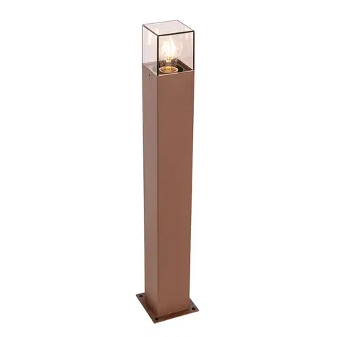 Priemyselná vonkajšia stojaca lampa hrdzavohnedá 70 cm IP44 - Denmark
