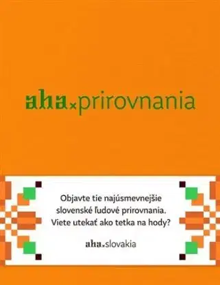 Aha - prirovnania - Tomáš Kompaník