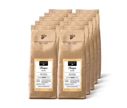 Raritná káva Chiapas Mexiko – 10 x 500 g zrnkovej kávy