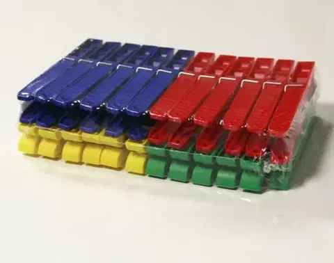 Kinekus Plastové štipce na prádlo 72mm, sada 20ks