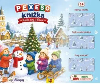 Pexeso knižka – Kúzlo zimy a Vianoc - Eva Barnišinová