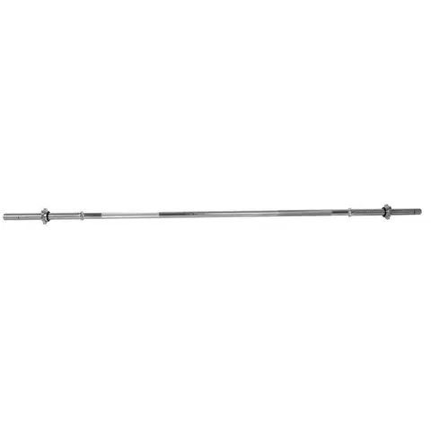 Vzpieračská tyč inSPORTline RB-72T 180cm/30mm • rovná • so závitom a objímkami