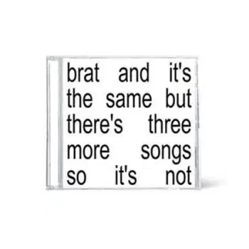 Charli XCX - Brat And It's The Same But There's Three More Songs So It's Not CD - Charli XCX