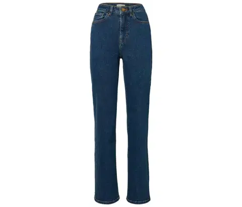 Bootcut džínsy – strih »Lou«, tmavomodré