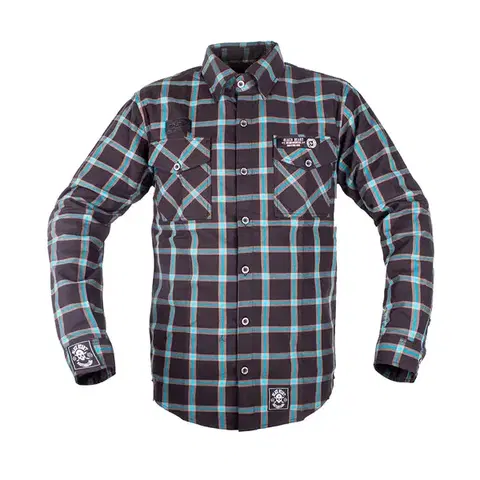 W-TEC Black Heart Respector čierna s modrým pruhom - S
