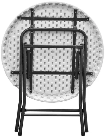 Skladací stôl CATERING Ø 80 cm - POSLEDNÝ 1 KS