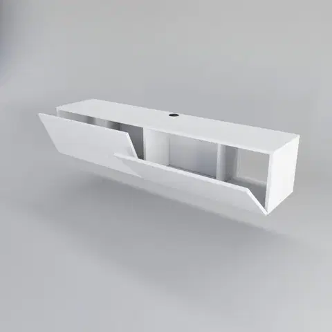 TV stolík Poling - White