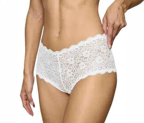 Nohavičky Triumph Amourette Maxi, biele