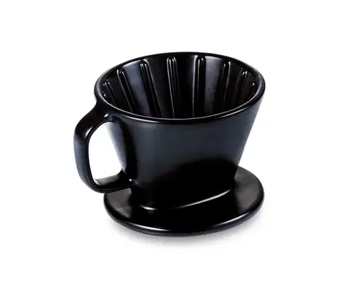 Ručný filter na kávu, veľ. 101, čierny
