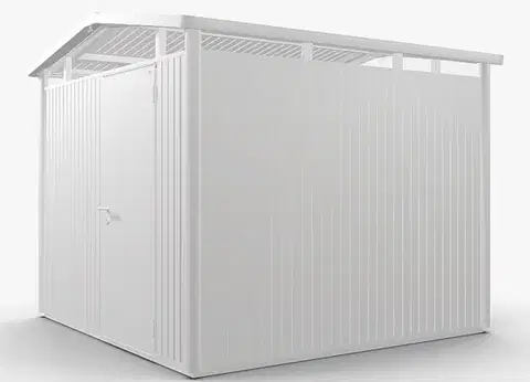 Biohort Záhradný domček BIOHORT Panorama P4 - 273 × 278 cm (strieborná metalíza)