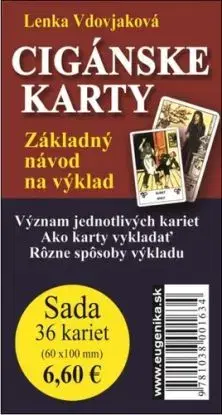 Cigánske karty - 36 kariet + brožúra - Lenka Vdovjaková