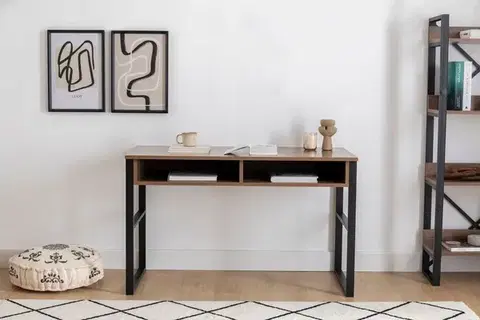 Písací stôl Nove - Walnut