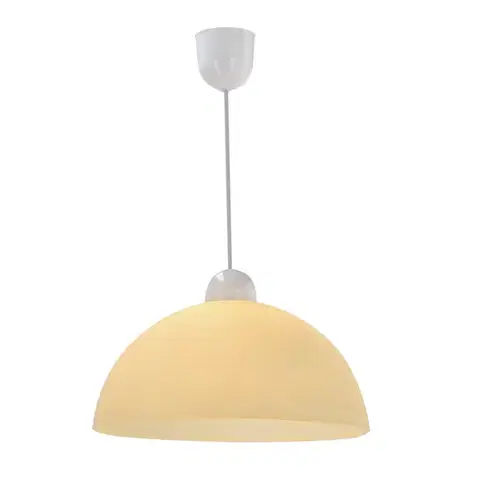 Závesná lampa Vanilia 22 1x60W e27 krémové tienidlo