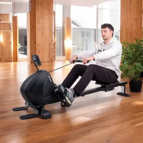 Veslovací trenažér inSPORTline  Ocean Farba čierna