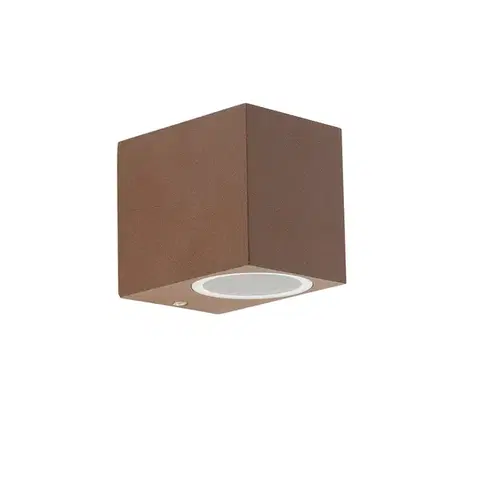 Inteligentná nástenná lampa hrdzavohnedá IP44 vrátane Wifi GU10 - Baleno