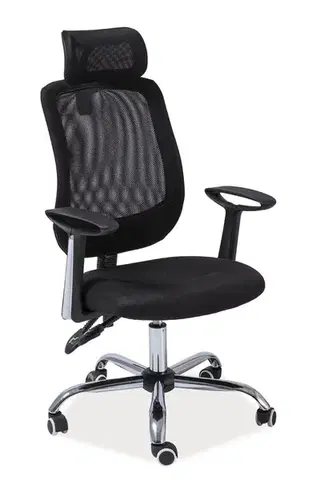 Kancelárske kreslo K-118, čierne