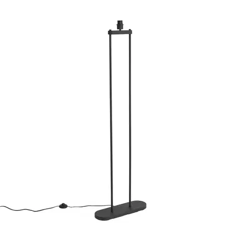 Moderná stojaca lampa čierna - Thijmen
