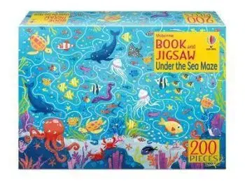 Book and Jigsaw Under the Sea Maze - Smith Sam