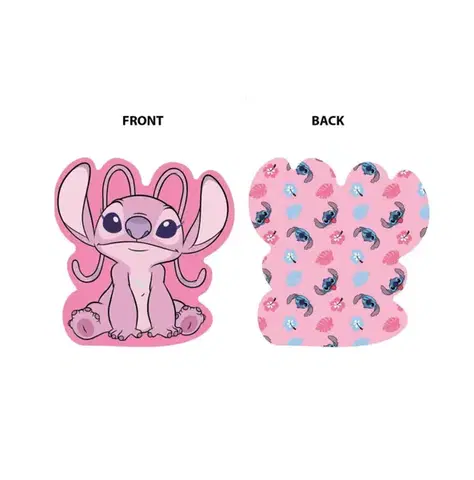 3D mikroplyšový detský vankúšik Lilo and Stitch ružový Setino Tiahome