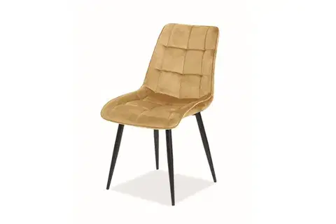 KIK jedálenská stolička, žltá