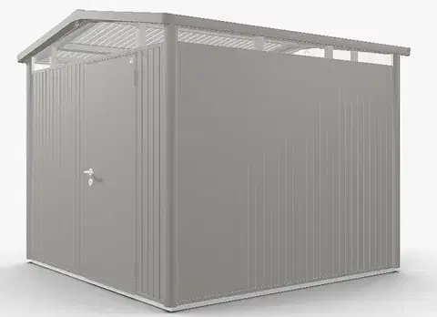 Biohort Záhradný domček BIOHORT Panorama P4 - 273 × 278 cm (sivá kremeň metalíza)