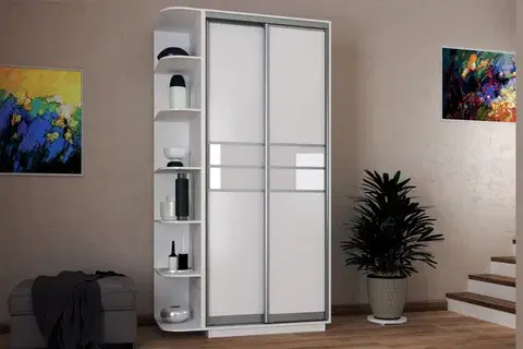 KONZOLA CS 220/60 policový regál, biela