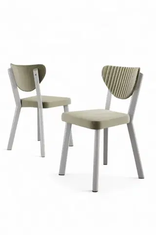 Súprava stoličiek (4 kusy) Arfe - Cream, White