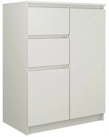 Moderná komoda 2D2S, biela