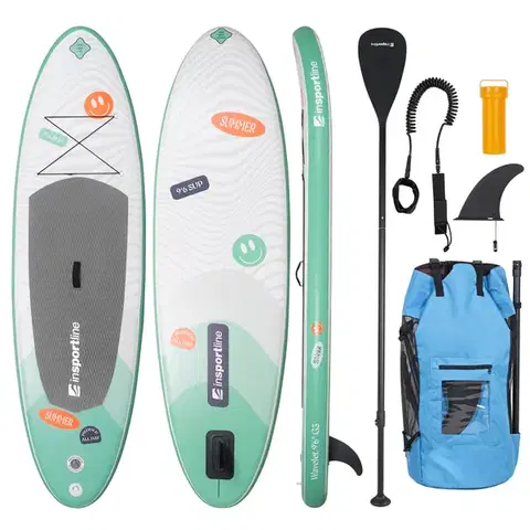 Paddleboard s príslušenstvom inSPORTline Wavelet 9'6" • 260l • do 80kg Farba zelená