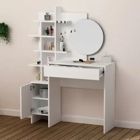 Toaletný stolík Mup - White