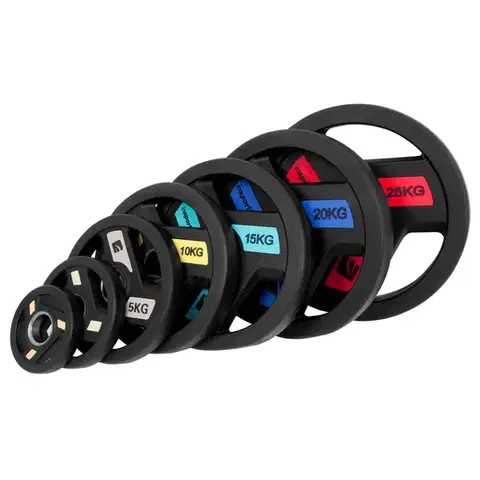 Pogumovaný kotúč inSPORTline Herk 10 kg 30 mm