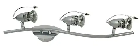 Stropné svietidlo Thunder 3*50W GU10 230V antracitovo chrómové